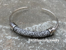 Load image into Gallery viewer, Heirloom Weave Horse Hair Cuff Bracelet