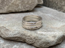 Load image into Gallery viewer, Sterling Silver Stacking Rings - Set of 3